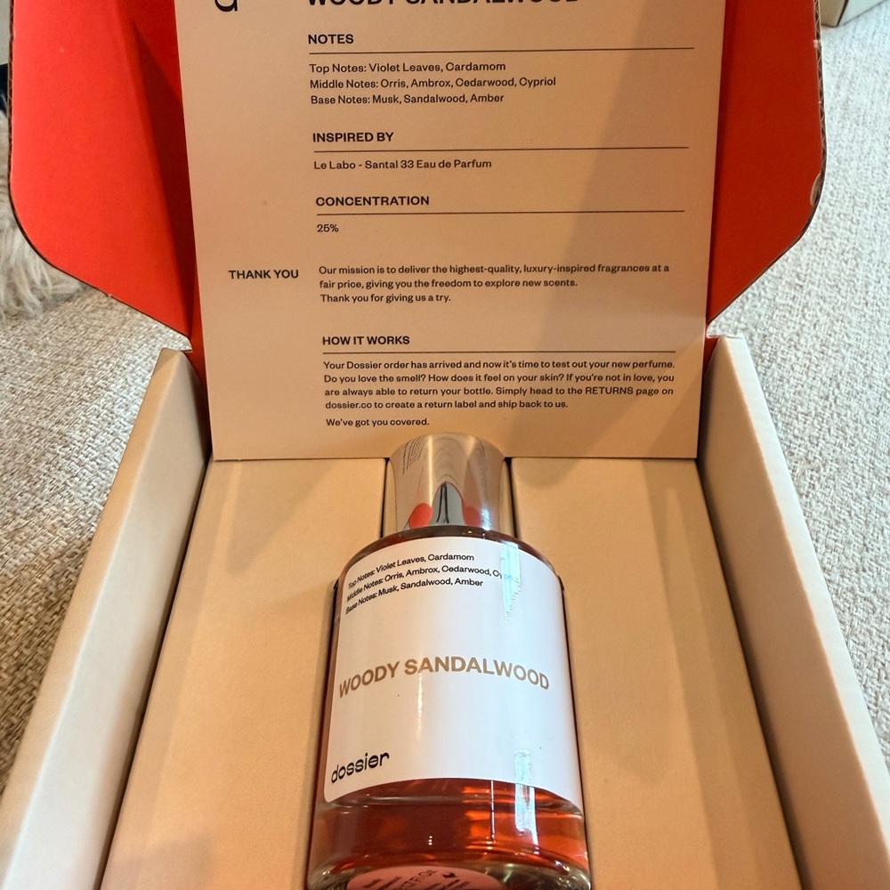 Dossier Woody Sandalwood Eau de Parfum